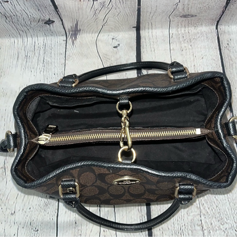 Vintage Y2K Coach Margot Signature Carryall Satchel Crossbody Handbag - Picture 11 of 17